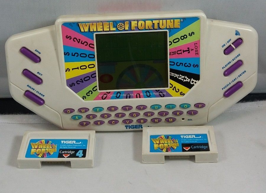 Wheel of fortune handheld game audio