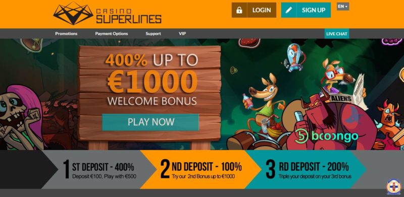 Casino superlines no deposit bonus code 2019